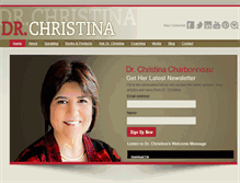 Tablet Screenshot of drchristina.com